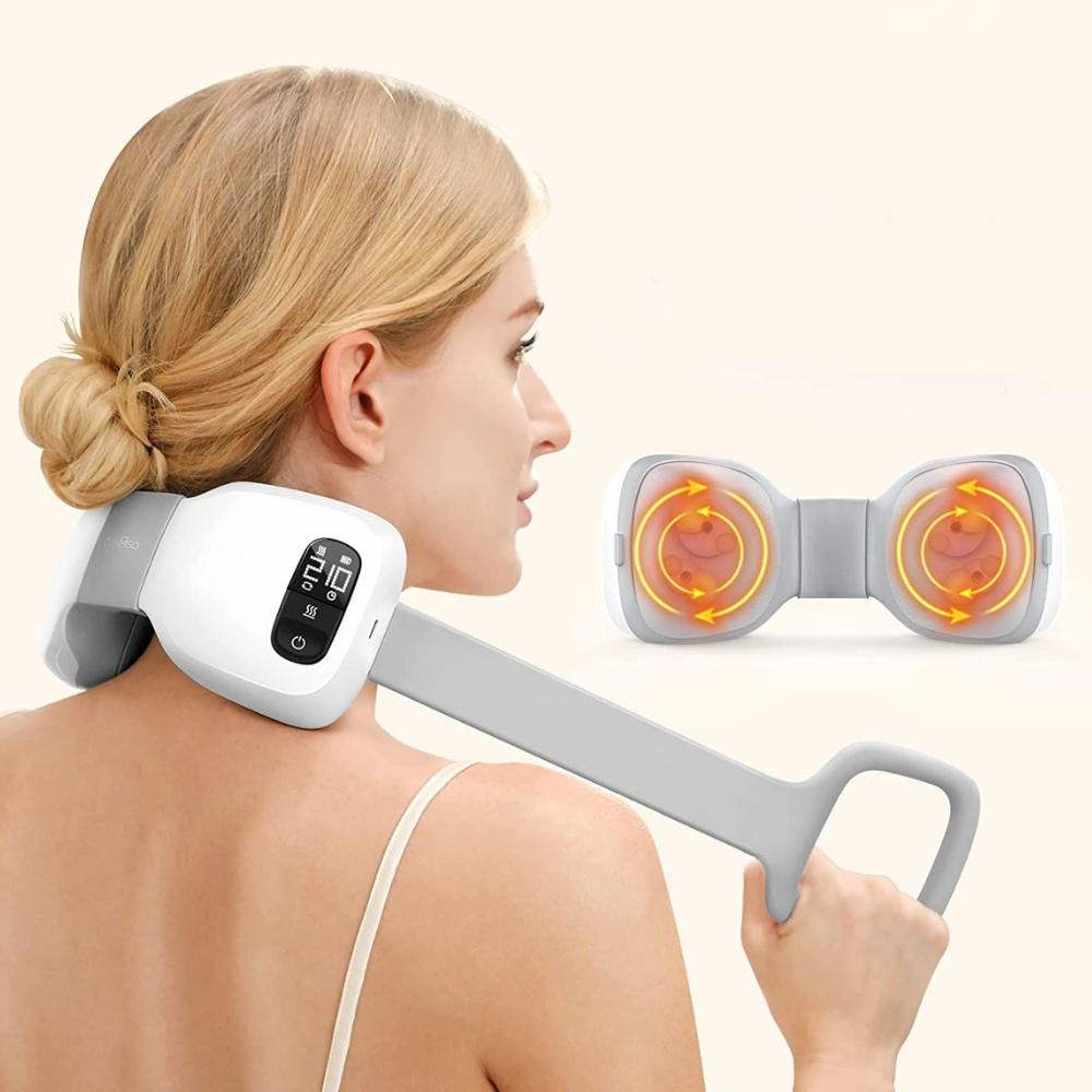 SimuBand - Draadloze Shiatsu nek-rugmassager met warmte