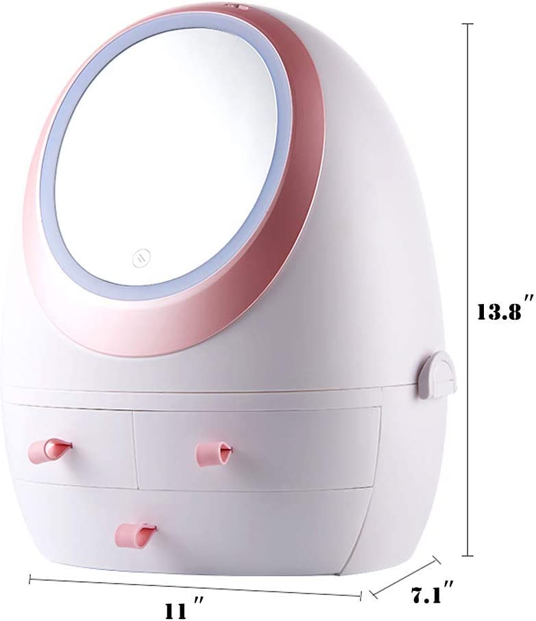 GlamHub - Cosmetische spiegel organizer 