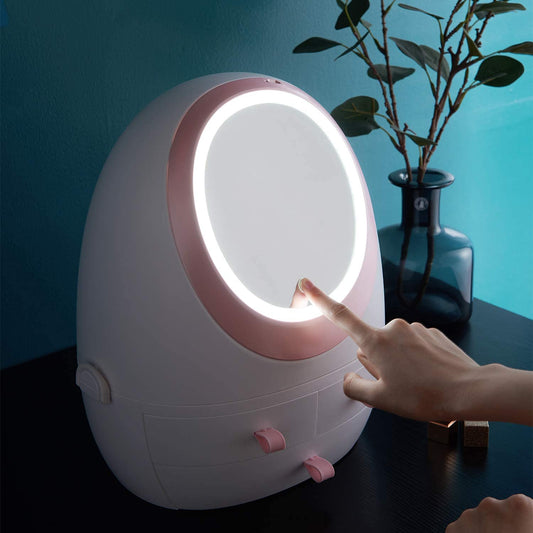 GlamHub - Cosmetische spiegel organizer 