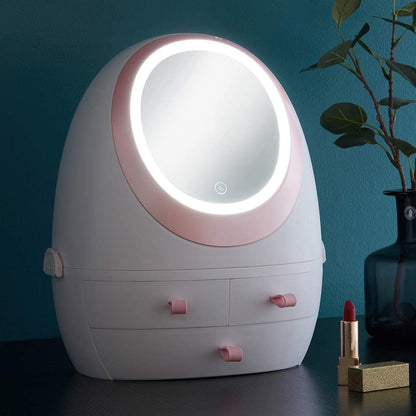 GlamHub - Cosmetische spiegel organizer 