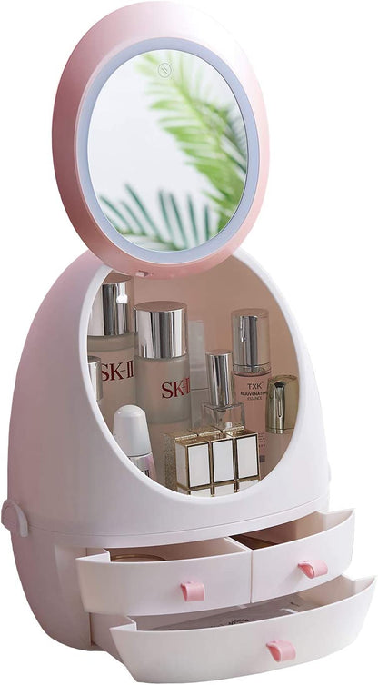 GlamHub - Cosmetische spiegel organizer 